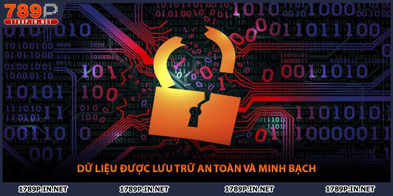 Dữ liệu được lưu trữ an toàn và minh bạch