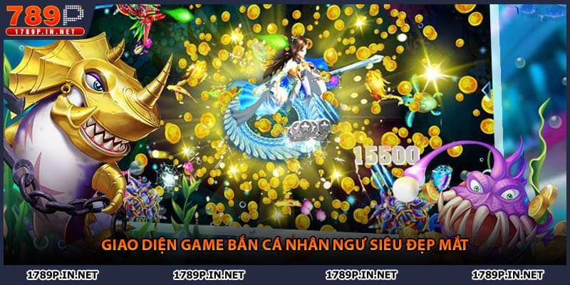 Giao diện game bắn cá nhân ngư siêu đẹp mắt